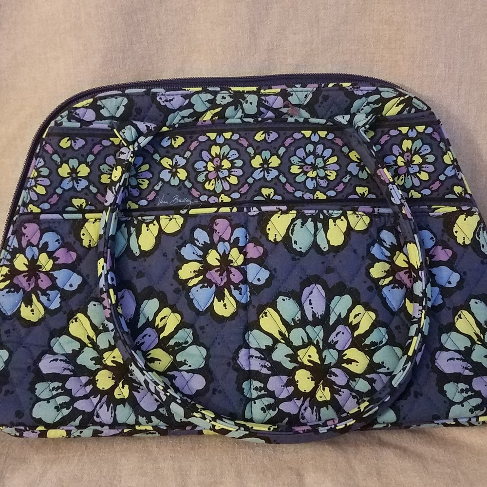 Vera Bradley Bowler Shoulder Bag - Indigo Pop